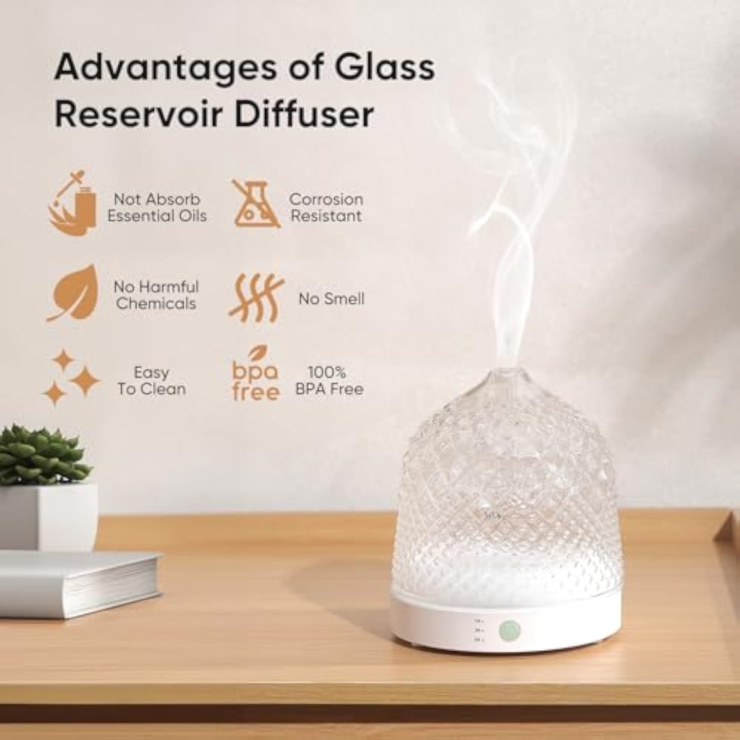 Quiet Glass Aroma Diffuser
