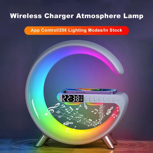 G-shaped LED light Bluetooth speaker