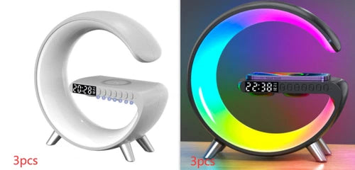 G-shaped LED light Bluetooth speaker